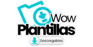 logo wow plantillas transparente